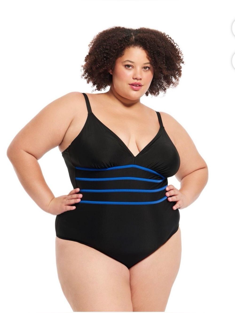 NWT Krista v neck one piece swimsuit